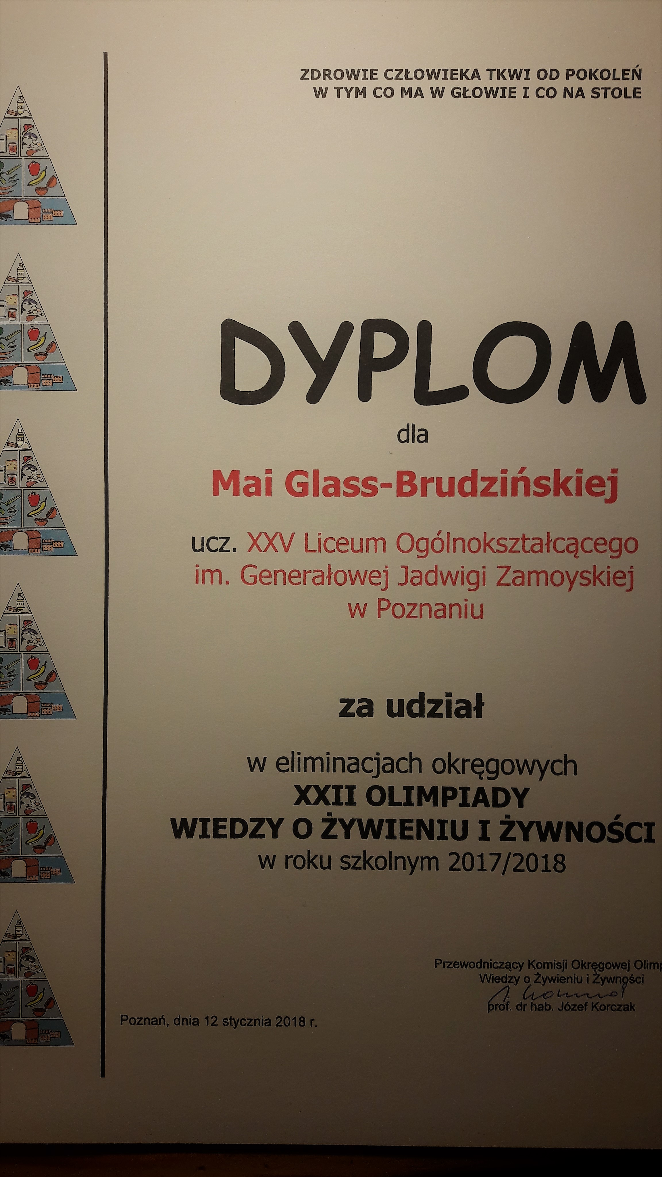 dyplom OWŻiŻ