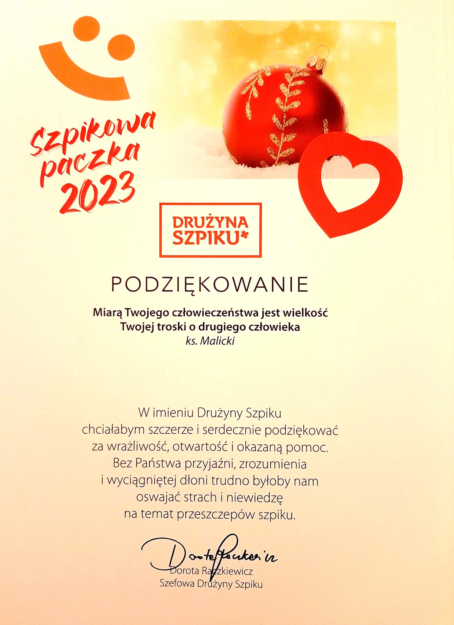 Szpikowa paczka 2023